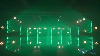 Epic Stage Lighting Demo | RGBW Strobe, Beam, Zoom & Wash Lights in Action