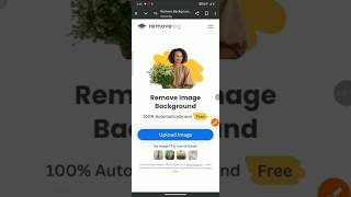 How to remove and change the background of an image on mobile #removebg #mobile #shorts #website