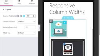 Responsive Column Widths In Elementor