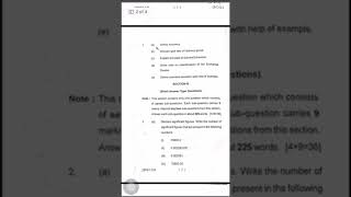 MSc previous latest Question paper 2023 #ytshort #tranding