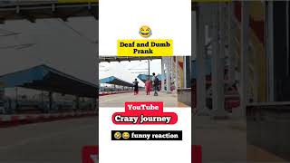 Deaf and Dumb Prank|Mute acting prank on public 🤣|