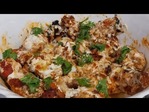 Restaurant Style Soft & Juicy Chicken Malai Tikka Without Tandoor At Home  | Tandoori Chicken Malai