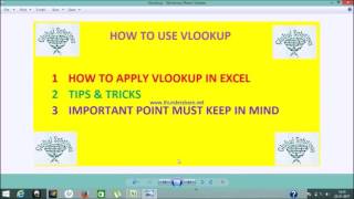 how to do vlookup in excel with tips & tricks