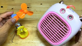 How to make awesome ideas using dc motor fan // Humidifier Cooling Usb Fan