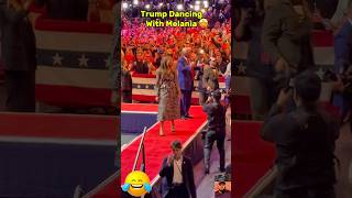 Donald Teump Dancing with Melania YMCA🕺🤩 #donaldtrump #melaniatrump #trumpnews #trump2024 #trump