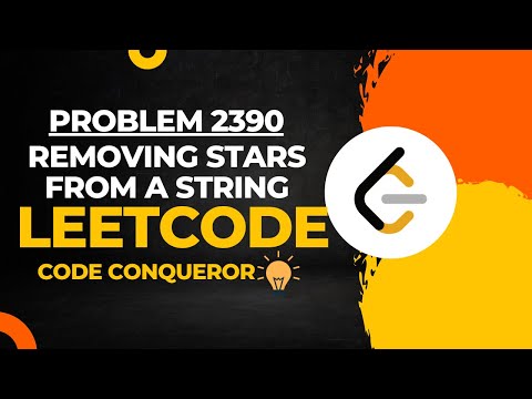 LeetCode Problem 2390 - Removing Stars From a String Solution C++ | Leet Code Daily Problem