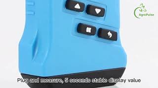 Soil Sensor, Soil Tester, 7 in One Soil Sensor, 7 in 1 Soil Moisture, Temp, EC, Salinity & NPK