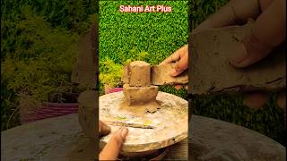 How to make Shivling from soil🕉Bhole Baba song🚩viral mahadev status🪷bholenath status#ytshorts#shorts