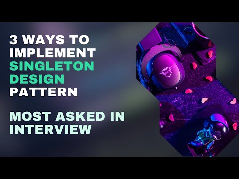 Singleton Design Pattern in Java | 3 Different implementation | Interview Question | #techfusionAi