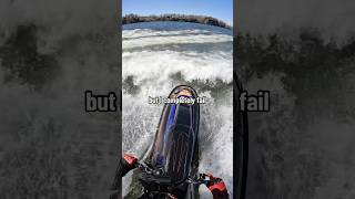 Mega yacht fail #yacht #jetski #fail #sendit #fullsend #extremesports #2stroke #boating #yamaha
