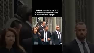 Elon Musk takes his security very seriously, 20 bodyguards