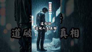 《一場雨，一場病，才懂得人生最重要的東西》 #語錄#心理學#財富法則#人生智慧#名人金句#覺醒#人生#人生哲理#心靈療癒#哲學思維#個人成長#正能量#人性#兩性#感情