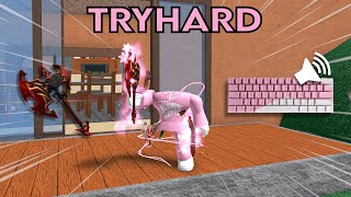 TRYHARD BEATS TEAMERS IN MM2... 😈 (Handcam + ASMR)