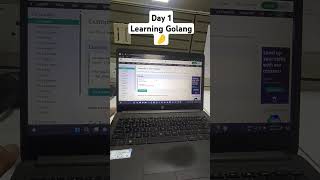 Day 1 of learning Golang √π÷×π°∆£¢^€{}€ #golanguage #golangtutorial #softwareengineer #devops