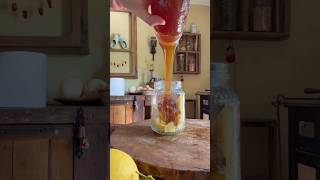 Sciroppo miele zenzero limone #wildlife #honey #rimedinaturali #zenzero #autoproduzione