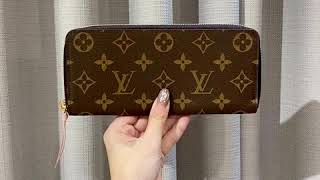 【Marie Hime世界代購】LV CLÉMENCE 長夾 芭蕾粉色 以經典Monogram帆布製作，在鮮色皮革拉鏈及襯裡的烘托下，別俱俏麗氣息