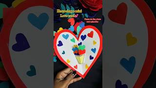 Mini Love Card 💕#lovecards #valentinesday #valentinespecial #shorts #trending #viralvideo #cards#diy