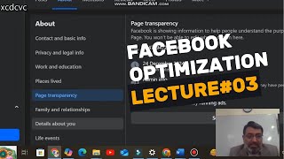 Learn Facebook Optimization with Nadeem Ahmad | lecture 03 | Digital Marketing