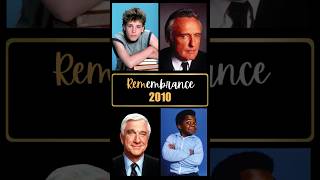 Remembrance 2010: Famous Faces We Lost In 2010 #shorts #obituaries #inmemoriam