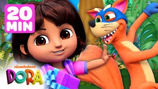 Swiper’s Sneakiest Swipes! 🦊  | NEW Dora for 20 Minutes | Dora & Friends
