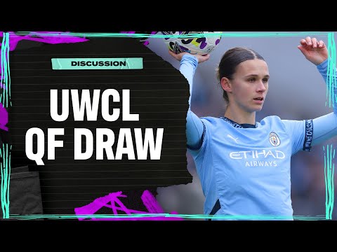 REACTIONS: UWCL Quarter Final DRAW | Manchester City vs. Chelsea AGAIN? | Attacking Third