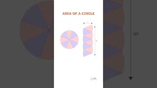 Area of a circle 🔵 #shorts   #mathematics #circle #Geometry #areas #explore #mathvideos