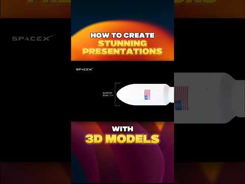 How to Create a PowerPoint with 3D animation 🤯 #3danimation #powerpointtutorial #sketchfab #3d #ppt