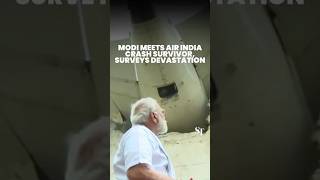 Air India crash: Indian PM Modi meets lone survivor, visits crash site