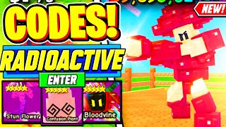 ⚠️New⚠️ ALL WORKING RADIOACTIVE UPDATE CODES For Garden Tower Defense - Roblox Garden TD Codes