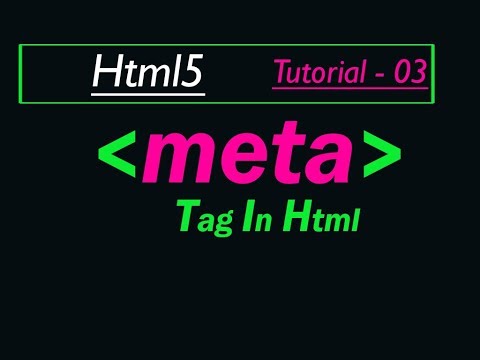 Meta Tag | Meta Tag In Html | Html Tutorial For Beginners | What Is Meta Tag | What Is Meta data