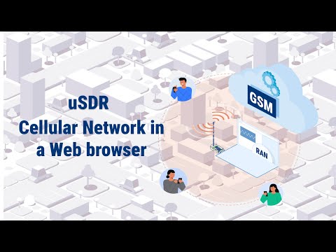 uSDR. Cellular network in a browser