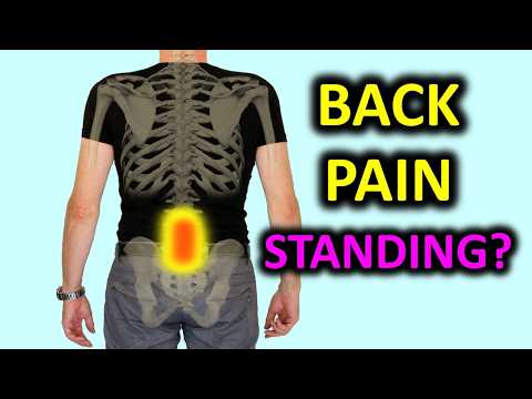 Back Pain Standing? 2 Back Pain Relief Exercises to fix it.