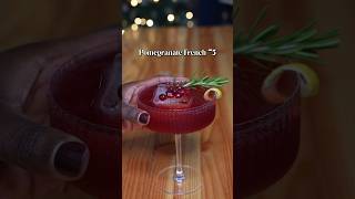 Pomegranate French 75 ✨ | Recipe in Description #holidaydrinks #christmascocktails
