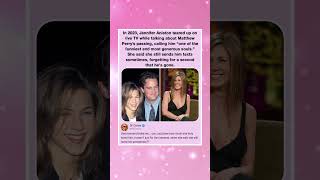 In 2023, Jennifer Aniston teared up on live TV while talking about Matthew Perry's passing, calling