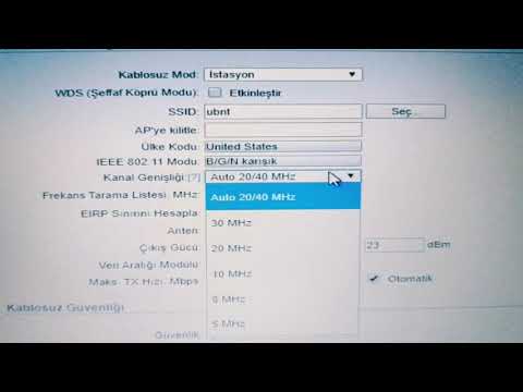 NanoStation Ubnt Airos Arayüz Kurulum Ayarları