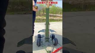 DIY Mini Cannon Blasting Firecracker for a Huge Explosion #cannon #fireworks #hobby #ww2 #shorts