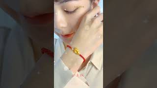 【真愛密碼 時尚金飾】🦊最美狐仙編織金手鍊💕