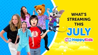 July Watchlist on HappyKids | Free Kids Shows for Summer Fun (Ages 0–12)