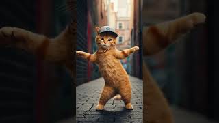 The Cat Hip-Hop Dancing #HipHopCat #DancingCat #CoolCat #StreetDance #Breakdance   #animalart #cat