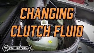 Changing Clutch Fluid: 370z/G37 Sport  - Motorvate's DIY Garage Ep. 12