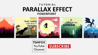 Tutorial - Parallax Effect Flat Picture - PowerPoint 2019 / up #Shorts