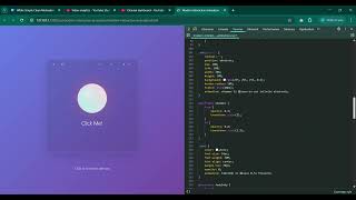 Interactive Orb Animation using HTML CSS JavaScript | Mouse Reactive Web Effect