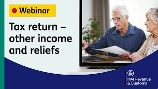 Other income and tax reliefs on your online tax return