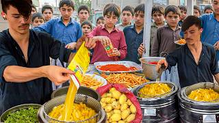Tiny Boss Selling Giant Fries 🍟 Hardworking Afghani Kid Selling Crispy French Fries