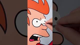 Diseño de Personajes (Link en BIO): Fry de Futurama #SHORTS | Domestika