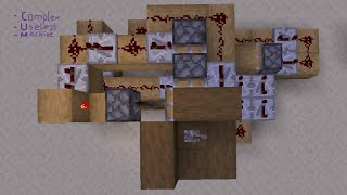 An Unnecessaryly Complicated Minecraft Useless Machine