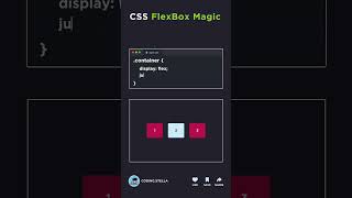 Unleashing CSS Flexbox Magic: Mastering Layouts with Flexbox #coding #funny #viral #javascript #js