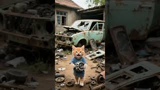 橘猫家的车再一次坏在路上，橘猫父子俩难过，小橘猫决定亲自改造