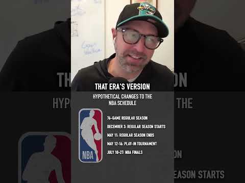 Is it time for the NBA to not only shorten the season but start it later?