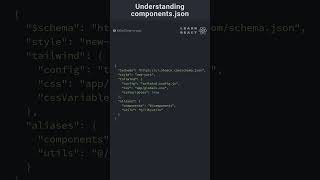 Understanding ShadCN UI's components.json #coding #programming #frontend #shadcn #webdev #react